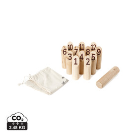 VINGA Muge Zahlen-Spiel braun bedrucken, Art.-Nr. V4530029