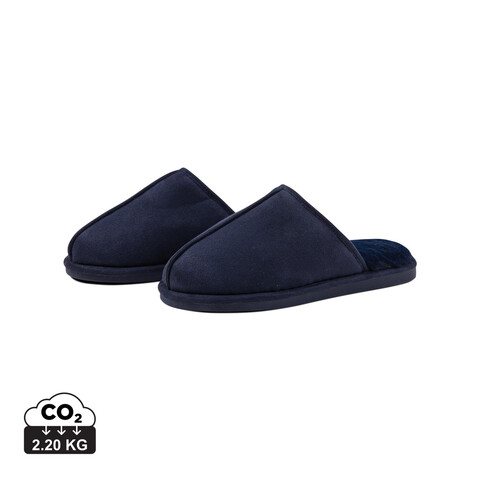 VINGA Waltor Hausschuhe navy blau bedrucken, Art.-Nr. V499105SM VINGA Waltor Hausschuhe navy blau bedrucken, Art.-Nr. V499105SM