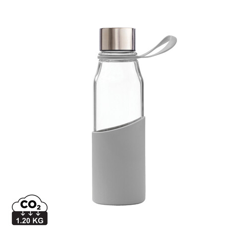 VINGA Lean Glasflasche grau bedrucken, Art.-Nr. 50962