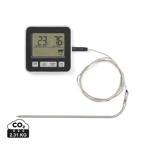 VINGA Hays Thermometer schwarz bedrucken, Art.-Nr. 5124 VINGA Hays Thermometer schwarz bedrucken, Art.-Nr. 5124