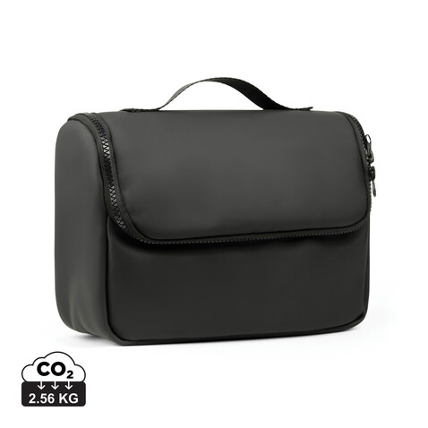 VINGA Baltimore Reise-Kosmetiktasche schwarz bedrucken, Art.-Nr. V820021