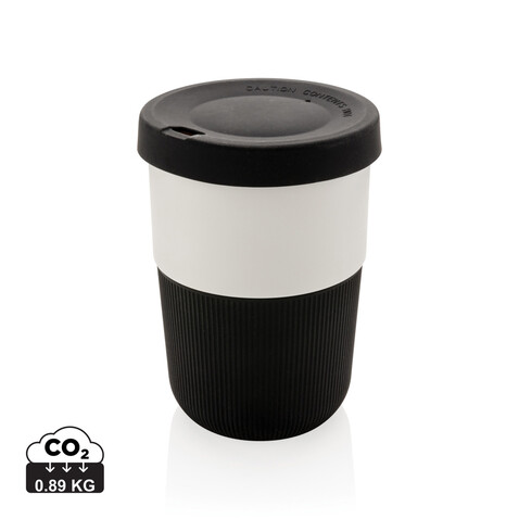 PLA Cup Coffee-To-Go 380ml schwarz bedrucken, Art.-Nr. P432.831 PLA Cup Coffee-To-Go 380ml schwarz bedrucken, Art.-Nr. P432.831