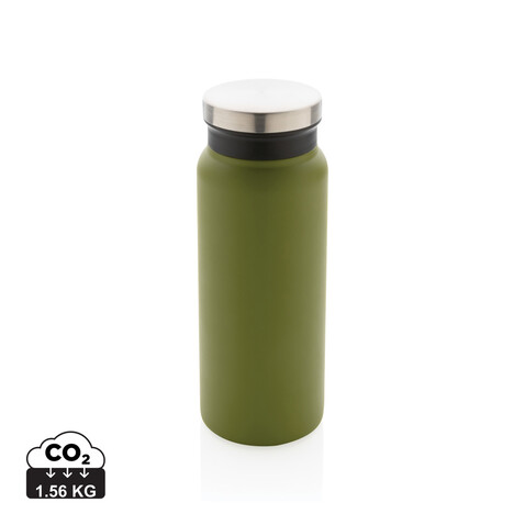 RCS recycelte Stainless Steel Vakuumflasche 600ml grün bedrucken, Art.-Nr. P433.027 RCS recycelte Stainless Steel Vakuumflasche 600ml grün bedrucken, Art.-Nr. P433.027