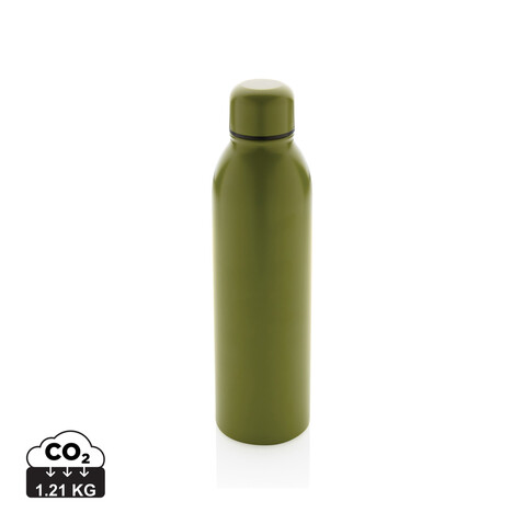 RCS recycelte Stainless Steel Vakuumflasche grün bedrucken, Art.-Nr. P433.047 RCS recycelte Stainless Steel Vakuumflasche grün bedrucken, Art.-Nr. P433.047