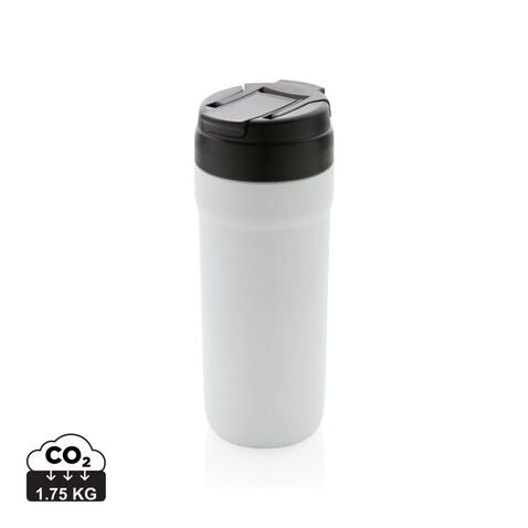 RCS recyc. Stainless Steel Becher mit Hot & Cold Verschluss weiß bedrucken, Art.-Nr. P433.133 RCS recyc. Stainless Steel Becher mit Hot & Cold Verschluss weiß bedrucken, Art.-Nr. P433.133