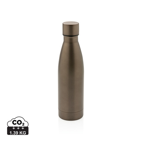 RCS recycelte Stainless Steel Solid Vakuum-Flasche braun bedrucken, Art.-Nr. P433.279 RCS recycelte Stainless Steel Solid Vakuum-Flasche braun bedrucken, Art.-Nr. P433.279