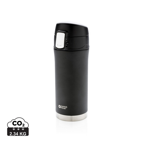 Swiss Peak Elite Kupfer Vakuum Becher schwarz bedrucken, Art.-Nr. P433.371 Swiss Peak Elite Kupfer Vakuum Becher schwarz bedrucken, Art.-Nr. P433.371