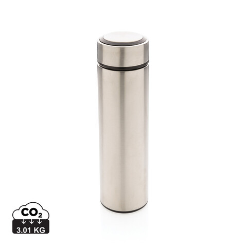 Vakuum Stainless Steel Flasche mit gebürstetem Metalldeckel silber bedrucken, Art.-Nr. P433.392 Vakuum Stainless Steel Flasche mit gebürstetem Metalldeckel silber bedrucken, Art.-Nr. P433.392