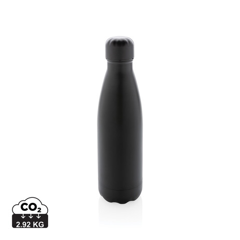 Einfarbige Vakuumisolierte Stainless Steel Flasche schwarz bedrucken, Art.-Nr. P436.461 Einfarbige Vakuumisolierte Stainless Steel Flasche schwarz bedrucken, Art.-Nr. P436.461