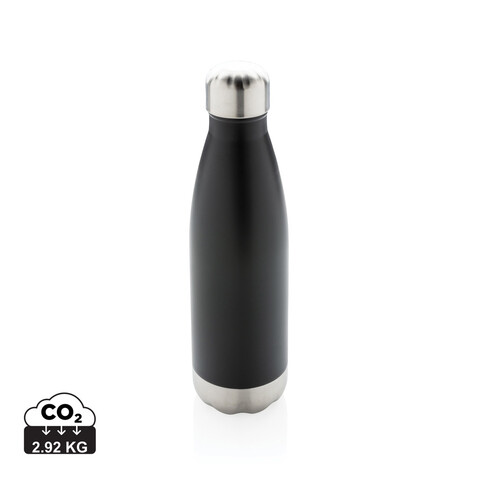 Vakuumisolierte Stainless Steel Flasche schwarz bedrucken, Art.-Nr. P436.491 Vakuumisolierte Stainless Steel Flasche schwarz bedrucken, Art.-Nr. P436.491
