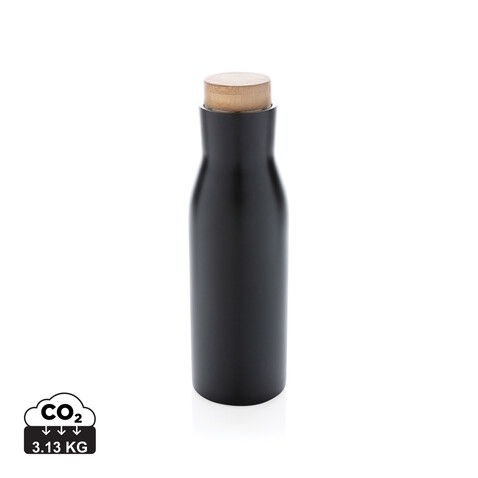 Clima auslaufsichere Vakuum-Flasche schwarz bedrucken, Art.-Nr. P436.611 Clima auslaufsichere Vakuum-Flasche schwarz bedrucken, Art.-Nr. P436.611