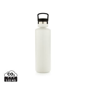 Auslaufsichere Vakuumflasche off white bedrucken, Art.-Nr. P436.663