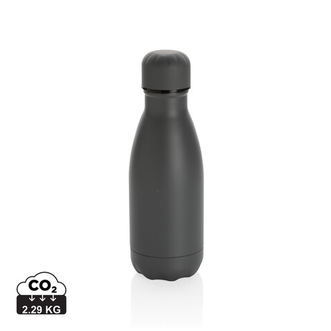 Solid Color Vakuum Stainless-Steel Flasche 260ml grau bedrucken, Art.-Nr. P436.962 Solid Color Vakuum Stainless-Steel Flasche 260ml grau bedrucken, Art.-Nr. P436.962