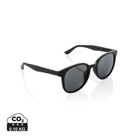 Weizenstroh Sonnenbrille schwarz bedrucken, Art.-Nr. P453.911 Weizenstroh Sonnenbrille schwarz bedrucken, Art.-Nr. P453.911