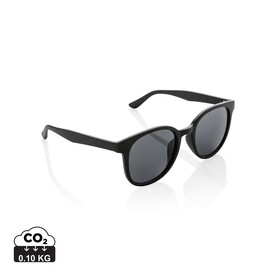 Weizenstroh Sonnenbrille schwarz bedrucken, Art.-Nr. P453.911
