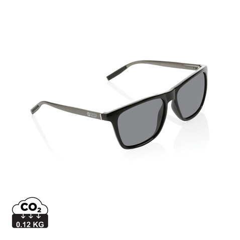Swiss Peak polarisierte Sonnenbrille aus RCS Kunststoff schwarz bedrucken, Art.-Nr. P453.981 Swiss Peak polarisierte Sonnenbrille aus RCS Kunststoff schwarz bedrucken, Art.-Nr. P453.981