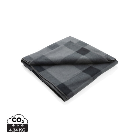 Weiche karierte Fleece-Decke anthrazit bedrucken, Art.-Nr. P459.052 Weiche karierte Fleece-Decke anthrazit bedrucken, Art.-Nr. P459.052