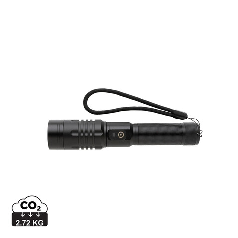 Gear X wiederaufladbare USB Taschenlampe schwarz bedrucken, Art.-Nr. P513.851 Gear X wiederaufladbare USB Taschenlampe schwarz bedrucken, Art.-Nr. P513.851