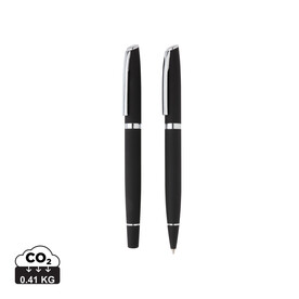 Deluxe Stifte-Set schwarz bedrucken, Art.-Nr. P610.571