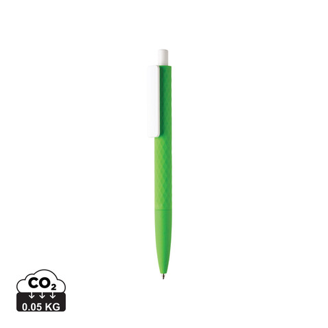 X3-Stift mit Smooth-Touch grün, weiß bedrucken, Art.-Nr. P610.967 X3-Stift mit Smooth-Touch grün, weiß bedrucken, Art.-Nr. P610.967
