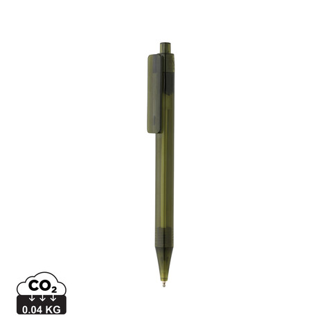 GRS rPET X8 transparenter Stift grün bedrucken, Art.-Nr. P611.077 GRS rPET X8 transparenter Stift grün bedrucken, Art.-Nr. P611.077