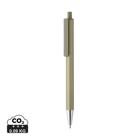 Amisk Stift aus RCS-zertifiziert recyceltem Aluminium grün bedrucken, Art.-Nr. P611.177 Amisk Stift aus RCS-zertifiziert recyceltem Aluminium grün bedrucken, Art.-Nr. P611.177