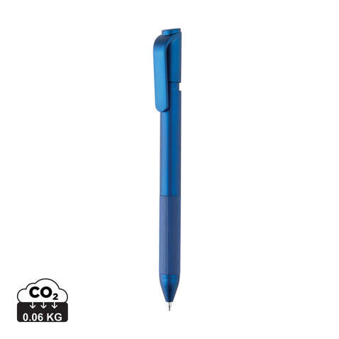 TwistLock Stift aus GRS-zertifiziert recyceltem ABS blau bedrucken, Art.-Nr. P611.185 TwistLock Stift aus GRS-zertifiziert recyceltem ABS blau bedrucken, Art.-Nr. P611.185