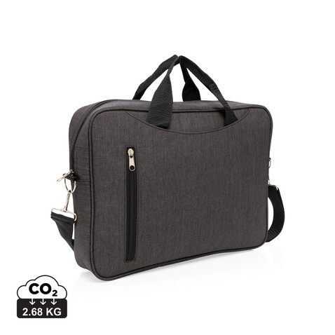Basic 15” Laptop-Tasche anthrazit bedrucken, Art.-Nr. P730.021