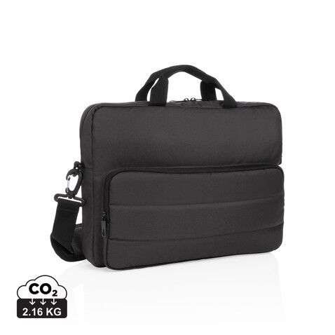 Impact AWARE™ RPET 15,6" Laptop-Tasche schwarz bedrucken, Art.-Nr. P730.041 Impact AWARE™ RPET 15,6" Laptop-Tasche schwarz bedrucken, Art.-Nr. P730.041