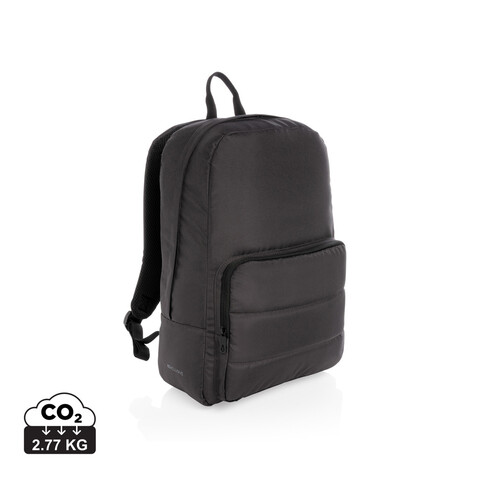 Impact AWARE™ RPET Basic 15,6" Laptop-Rucksack schwarz bedrucken, Art.-Nr. P762.011