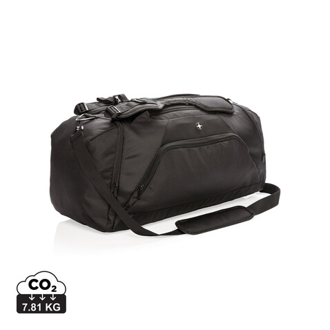 Swiss Peak RFID Wochenend- & Rucksacktasche schwarz bedrucken, Art.-Nr. P762.261 Swiss Peak RFID Wochenend- & Rucksacktasche schwarz bedrucken, Art.-Nr. P762.261
