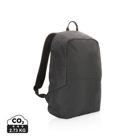 Impact AWARE™ RPET Standard Anti-Diebstahl Rucksack schwarz bedrucken, Art.-Nr. P762.761