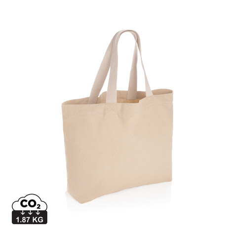 Impact Aware™ 240g/m² große Tasche aus rCanvas, ungefärbt braun bedrucken, Art.-Nr. P762.959 Impact Aware™ 240g/m² große Tasche aus rCanvas, ungefärbt braun bedrucken, Art.-Nr. P762.959