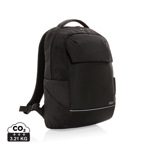 Swiss Peak Brooke AWARE™ 15,6" Laptop-Rucksack aus rPET schwarz bedrucken, Art.-Nr. P763.031 Swiss Peak Brooke AWARE™ 15,6" Laptop-Rucksack aus rPET schwarz bedrucken, Art.-Nr. P763.031