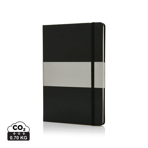 Deluxe Hardcover A5 Notizbuch schwarz bedrucken, Art.-Nr. P773.531 Deluxe Hardcover A5 Notizbuch schwarz bedrucken, Art.-Nr. P773.531