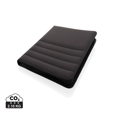 Impact AWARE™ RPET A4 Portfolio mit Reißverschluss schwarz bedrucken, Art.-Nr. P774.161 Impact AWARE™ RPET A4 Portfolio mit Reißverschluss schwarz bedrucken, Art.-Nr. P774.161