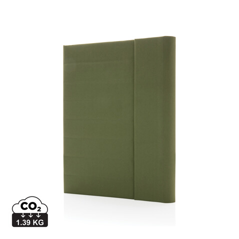 Impact Aware™ A4 Portfolio mit Magnetverschluss grün bedrucken, Art.-Nr. P774.377 Impact Aware™ A4 Portfolio mit Magnetverschluss grün bedrucken, Art.-Nr. P774.377
