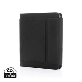 Swiss Peak Heritage RCS rPU A5 Steinpapier Portfolio schwarz bedrucken, Art.-Nr. P774.421