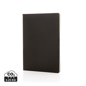 A5 Softcover Notizbuch schwarz bedrucken, Art.-Nr. P774.441
