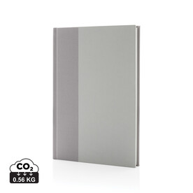 Words GRS zertifiziertes RPET &amp;amp; Kraft Notizbuch A5 off white bedrucken, Art.-Nr. P774.543