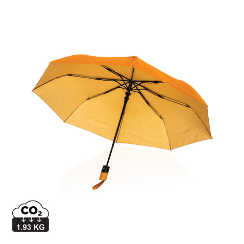 21" Impact AWARE™ 190T Mini-Regenschirm mit Auto-Open sundial orange bedrucken, Art.-Nr. P850.438