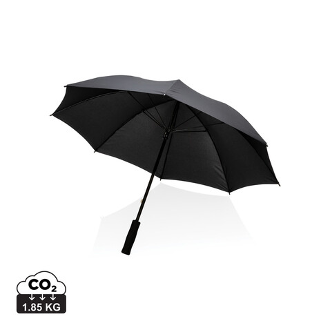 23" Impact AWARE™ RPET 190T Stormproof-Schirm schwarz bedrucken, Art.-Nr. P850.621