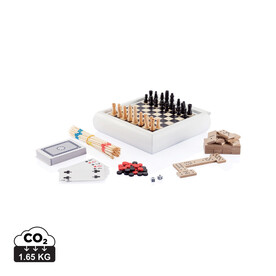 5-in-1 Spieleset weiß bedrucken, Art.-Nr. P940.253