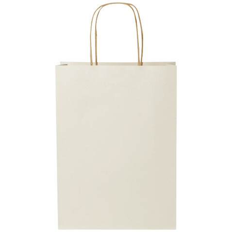 Papiertüte 150 g/m² aus landwirtschaftlichen Reststoffen mit gedrehten Griffen – 24 × 9 × 32 cm, offwhite bedrucken, Art.-Nr. 1ZM00201 Papiertüte 150 g/m² aus landwirtschaftlichen Reststoffen mit gedrehten Griffen – 24 × 9 × 32 cm, offwhite bedrucken, Art.-Nr. 1ZM00201