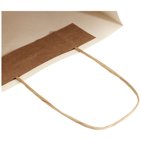 Papiertüte 150 g/m² aus landwirtschaftlichen Reststoffen mit gedrehten Griffen – 24 × 9 × 32 cm, offwhite bedrucken, Art.-Nr. 1ZM00201 Papiertüte 150 g/m² aus landwirtschaftlichen Reststoffen mit gedrehten Griffen – 24 × 9 × 32 cm, offwhite bedrucken, Art.-Nr. 1ZM00201