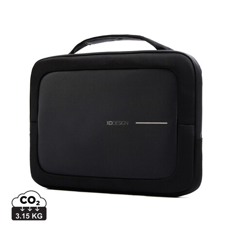 XD Design 16" Laptop Tasche schwarz, grau bedrucken, Art.-Nr. P706.231