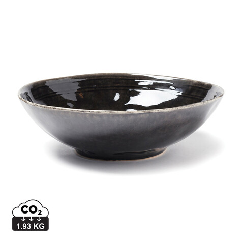 Nomimono tiefe Schale, 30cm schwarz bedrucken, Art.-Nr. 3694 Nomimono tiefe Schale, 30cm schwarz bedrucken, Art.-Nr. 3694