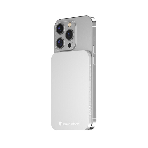 Urban Vitamin Burbank 3000mAh Powerbank aus RCS Plastik/Alu silber bedrucken, Art.-Nr. P322.812 Urban Vitamin Burbank 3000mAh Powerbank aus RCS Plastik/Alu silber bedrucken, Art.-Nr. P322.812
