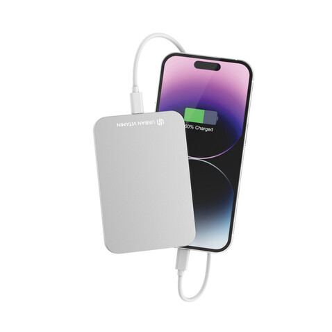 Urban Vitamin Burbank 3000mAh Powerbank aus RCS Plastik/Alu silber bedrucken, Art.-Nr. P322.812 Urban Vitamin Burbank 3000mAh Powerbank aus RCS Plastik/Alu silber bedrucken, Art.-Nr. P322.812