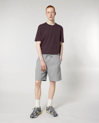 Trainer 2.0 - Die Unisex-Joggingshorts aus French Terry - Heather Grey - XS bedrucken, Art.-Nr. STBU186C250XS
